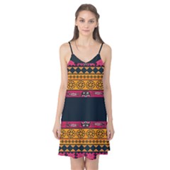 Pattern Ornaments Africa Safari Summer Graphic Camis Nightgown by Amaryn4rt