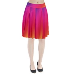 Rainbow Colors Pleated Skirt by Amaryn4rt