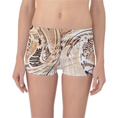Abstract Newspaper Background Reversible Bikini Bottoms by Amaryn4rt