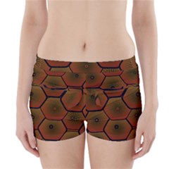 Art Psychedelic Pattern Boyleg Bikini Wrap Bottoms by Amaryn4rt