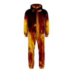 Ablaze Abstract Afire Aflame Blaze Hooded Jumpsuit (kids) by Amaryn4rt