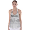 Abstract Architecture Contemporary Babydoll Tankini Top View1