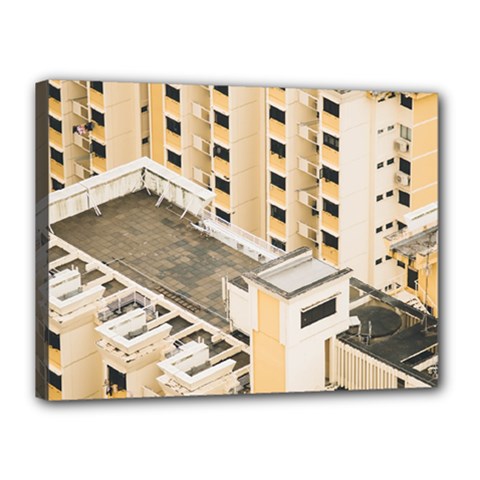 Apartments Architecture Building Canvas 16  X 12  by Amaryn4rt