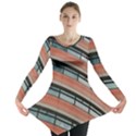 Architecture Building Glass Pattern Long Sleeve Tunic  View1