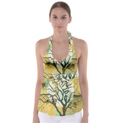 A Glowing Night Babydoll Tankini Top by digitaldivadesigns