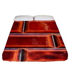 Portugal Ceramic Tiles Wall Fitted Sheet (king Size) by Amaryn4rt