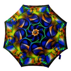 Light Texture Abstract Background Hook Handle Umbrellas (small) by Amaryn4rt