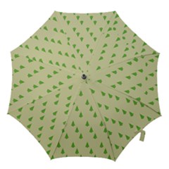 Christmas Wrapping Paper Pattern Hook Handle Umbrellas (medium) by Nexatart