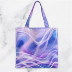 Abstract Graphic Design Background Zipper Grocery Tote Bag by Nexatart