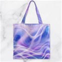 Abstract Graphic Design Background Zipper Grocery Tote Bag View1