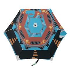 Semaphore Car Road City Traffic Mini Folding Umbrellas by Nexatart