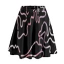 Abstract Glare Visual Art High Waist Skirt View1
