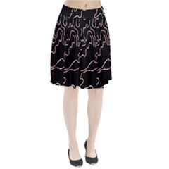 Abstract Glare Visual Art Pleated Skirt by Nexatart