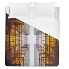 Architecture Facade Buildings Windows Duvet Cover (queen Size) by Nexatart