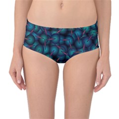 Background Abstract Textile Design Mid-waist Bikini Bottoms by Nexatart