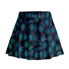 Background Abstract Textile Design Mini Flare Skirt by Nexatart