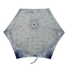 Binary Computer Technology Code Mini Folding Umbrellas by Nexatart