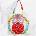 LIFE IS ART  Zipper Grocery Tote Bag View1