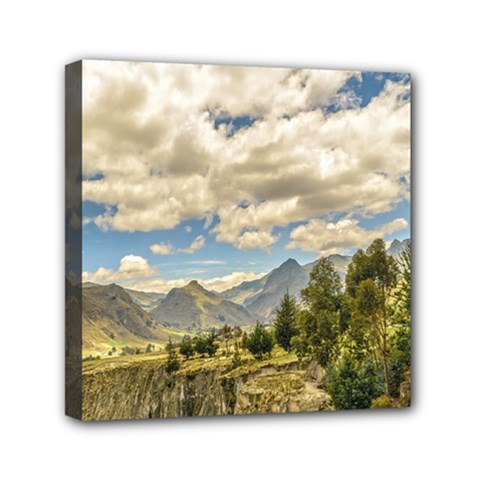 Valley And Andes Range Mountains Latacunga Ecuador Mini Canvas 6  X 6  by dflcprints