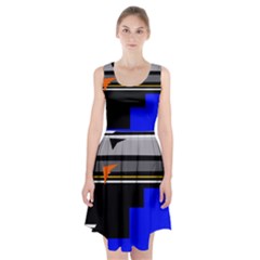 Abstraction Racerback Midi Dress by Valentinaart