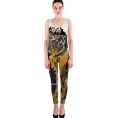 Abstract Digital Art Onepiece Catsuit by Nexatart