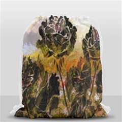 Abstract Digital Art Drawstring Bag (small) by Nexatart