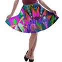 Abstract Digital Art  A-line Skater Skirt View1