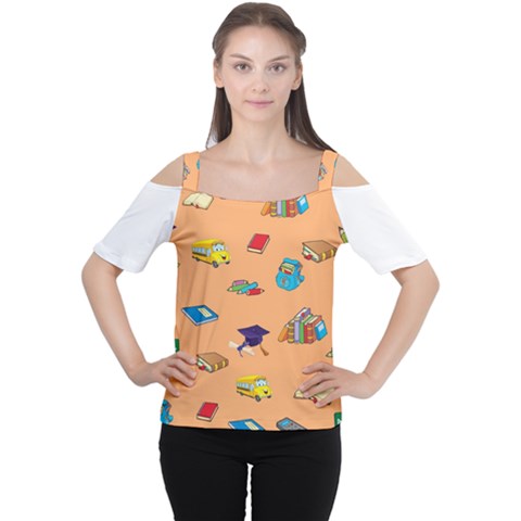 School Rocks! Women s Cutout Shoulder Tee by athenastemple
