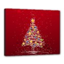 Colorful Christmas Tree Canvas 20  x 16  View1