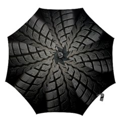 Auto Black Black And White Car Hook Handle Umbrellas (large) by Nexatart