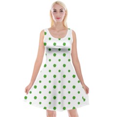Saint Patrick Motif Pattern Reversible Velvet Sleeveless Dress by dflcprintsclothing