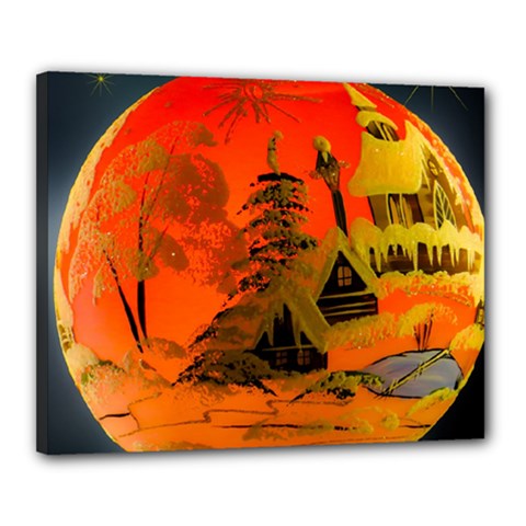 Christmas Bauble Canvas 20  X 16  by Nexatart