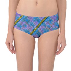 A  Golden Starry Gift I Have Mid-waist Bikini Bottoms by pepitasart