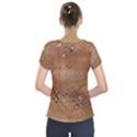 Circuit Board Pattern Short Sleeve Front Detail Top View2