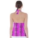 Fabric Textile Design Purple Pink Babydoll Tankini Top View2