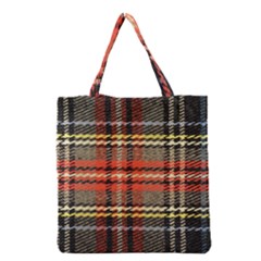 Fabric Texture Tartan Color Grocery Tote Bag by Nexatart