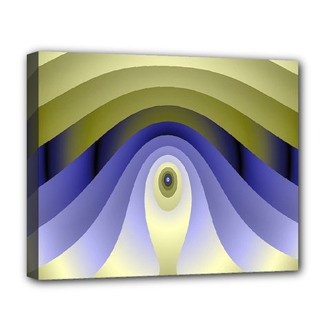 Fractal Eye Fantasy Digital Deluxe Canvas 20  X 16   by Nexatart