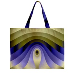 Fractal Eye Fantasy Digital Zipper Mini Tote Bag by Nexatart