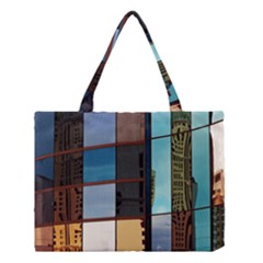 Glass Facade Colorful Architecture Medium Tote Bag by Nexatart