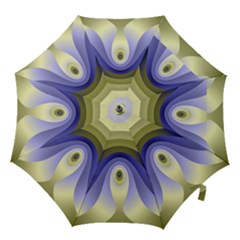 Fractal Eye Fantasy Digital Hook Handle Umbrellas (large) by Nexatart