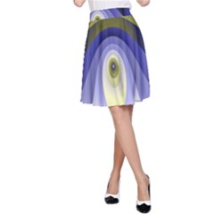 Fractal Eye Fantasy Digital A-line Skirt by Nexatart
