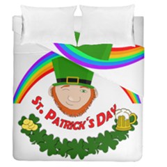 St  Patrick Duvet Cover Double Side (queen Size) by Valentinaart