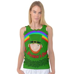 St  Patrick s Day Women s Basketball Tank Top by Valentinaart