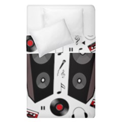 Loud Music Duvet Cover Double Side (single Size) by Valentinaart