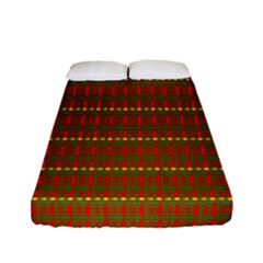 Fugly Christmas Xmas Pattern Fitted Sheet (full/ Double Size) by Nexatart