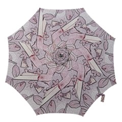 Newspaper Patterns Cutting Up Fabric Hook Handle Umbrellas (medium) by Nexatart