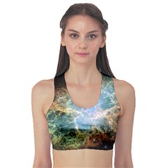 Crab Nebula Sports Bra by SheGetsCreative