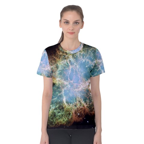 Crab Nebula Women s Cotton Tee by SheGetsCreative