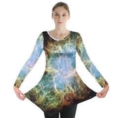 Crab Nebula Long Sleeve Tunic  by SheGetsCreative
