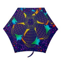 Recycling Arrows Circuit Mini Folding Umbrellas by Nexatart
